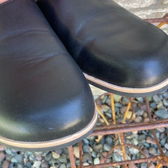 🐬 Eileen Fisher Bios Black Leather Mule 8.5 M - Picture 6 of 13